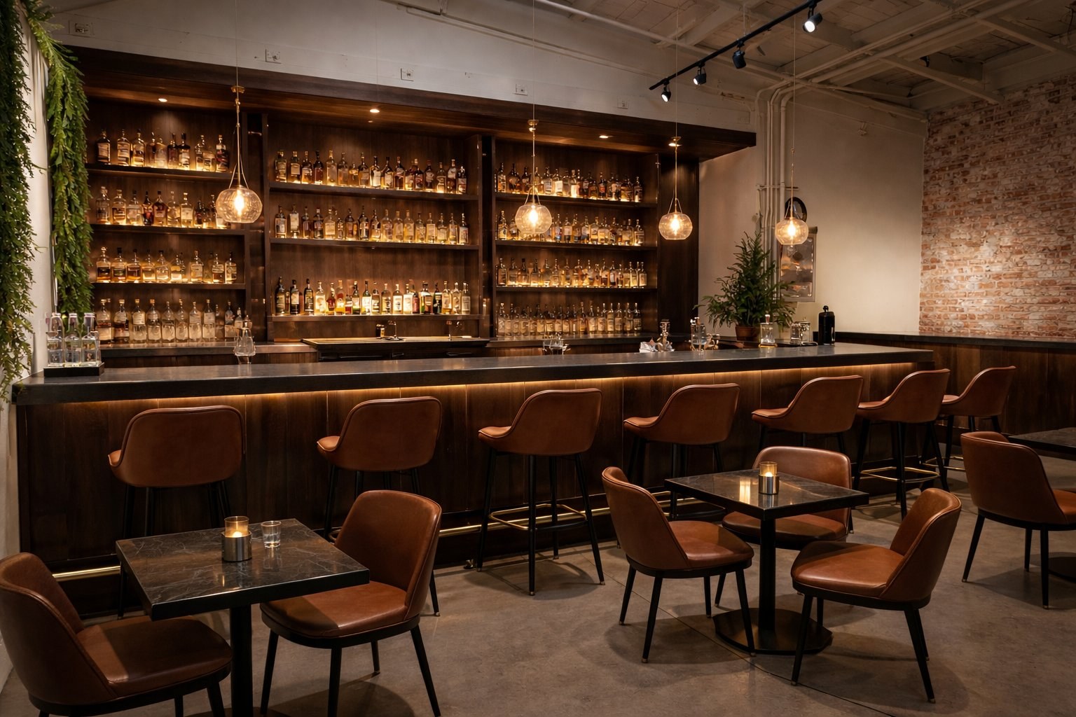 Beyond the Trees — bar and lounge interior