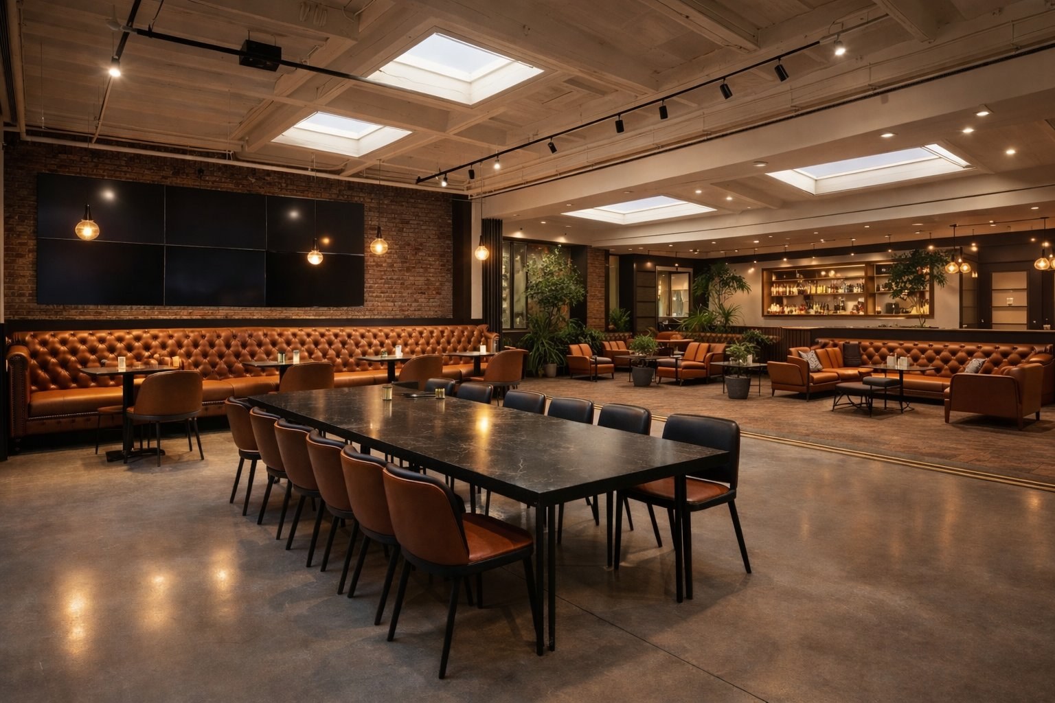 Beyond the Trees interior — main lounge